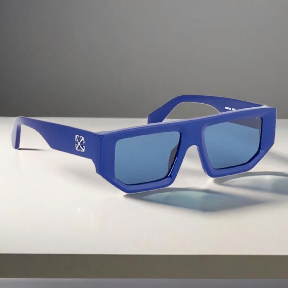 NWT Off-White Vancouver Blue 53mm Sunglasses